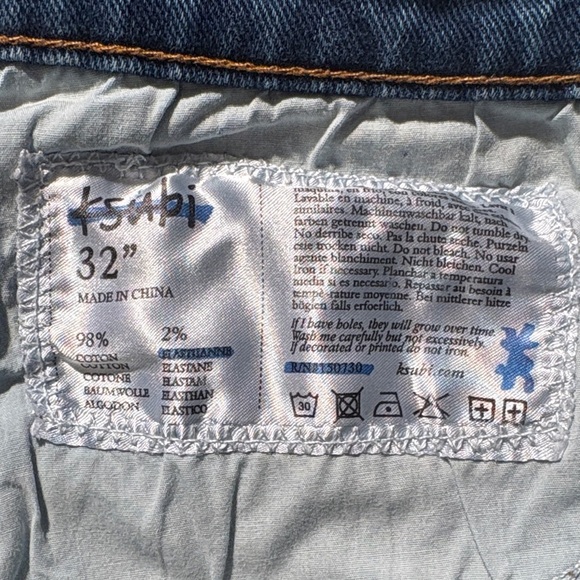 Ksubi Chitch Blue Denim Jeans - Picture 4 of 6